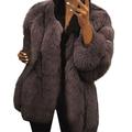 Moent Sales Plus Women Plus Size Short Faux Coat Warm Furry Jacket Long Sleeve Outerwear, Tops for Women UK Clearance Size Autumn Winter Blouse Coffee