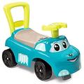 Smoby 2-in-1 Ride on Cars for Kids | Blue Push Along Walker with toy box under seat | Ergonomic and safe design with front and rear anti-topple devices | Ages 10 months+