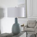 Uttermost Delta Distressed Light Aqua Glaze Table Lamp
