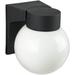 Sunlite 47000 - 1 Lamp 60 watt 120 volt Black Globe Fixture (ODI1000/BK)