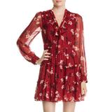Kate Spade New York Dresses | Kate Spade New York Camelia Silk Chiffon Minidress | Color: Red | Size: Various
