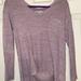 American Eagle Outfitters Tops | American Eagle Long Sleeve Tee | Color: Pink/Purple | Size: Xs