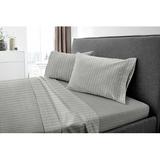 Dormisette 200 Thread Count Striped Sheet Set Flannel/Cotton | California King | Wayfair 920362SHCK