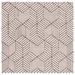 Brown/White 72 x 0.28 in Indoor Area Rug - Corrigan Studio® Kalea Geometric Handwoven Brown/Ivory Area Rug Polyester/Cotton/Jute & Sisal | Wayfair