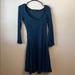 American Eagle Outfitters Dresses | American Eagle Knit Teal Sweater Dress | Color: Black/Green | Size: S
