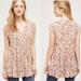 Anthropologie Tops | Anthropologie Ladder Lace Floral Tunic | Color: Cream | Size: M