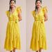 Anthropologie Dresses | Anthropologie Golden Textured Dress | Color: Yellow | Size: L