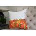 Lark Manor™ Andes Square Pillow Cover & Insert Polyester/Polyfill blend in Orange | 18 H x 18 W x 7 D in | Wayfair 035537419FA84E438CB4BFB9129BF9BA