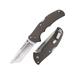 Cold Steel Code 4 Folding Knife 3.5in Tanto Point Plain Edge S35VN Steel Blade Gun Metal Gray 6061 Aluminum Handle CS-58PT