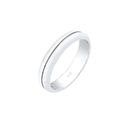 Elli PREMIUM Bandring Trauring Basic Hochzeit Paar 925 Silber 60 Damen Image