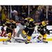 Patrice Bergeron Brad Marchand and Tyler Seguin Boston Bruins Unsigned 2013 Eastern Conference Quarterfinals Game-Winning Goal Photograph