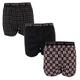 Calvin Klein Pack of 3 black printed cotton boxer shorts