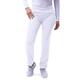 Adar Pro Scrubs for Women - Skinny Leg Yoga Scrub Pants - P7102 - White - S