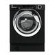 Hoover HBDS 485D1ACBE-80 8+5Kg 1400 Rpm Integrated Washer Dryer, Black