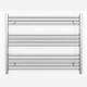 900mm Wide Flat Chrome Heated Towel Rail Radiator Designer Bathroom Radiator For Central Heating Designer (Elissa 900 / 700mm)