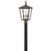 Hinkley Lighting Huntersfield 20 Inch Tall 3 Light Outdoor Post Lamp - 14061BU