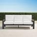 Calhoun Sofa with Cushions in Aluminum - Classic Linen Bleu, Standard - Frontgate