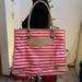 Rebecca Minkoff Bags | Ln Rebecca Minkoff Diamond Striped Tote | Color: Pink/White | Size: Large See Pictures For Details