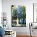 Lark Manor™ Arauz Afternoon Light by J Paul - Wrapped Canvas Print Metal in Blue/Green/Indigo | 60 H x 40 W x 1 D in | Wayfair