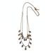 J. Crew Jewelry | J Crew Geomteric Crystal Drops Layered Necklace | Color: Black/Gold | Size: Os