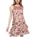 Free People Dresses | Free People Oh Baby Floral Smocked Mini Dress Xs | Color: Red/White | Size: Xs