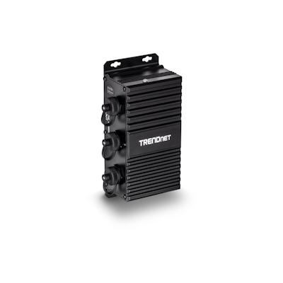 TRENDnet TI-EU120 2-Port UPoE Extender Industrial Outdoor Gigabit