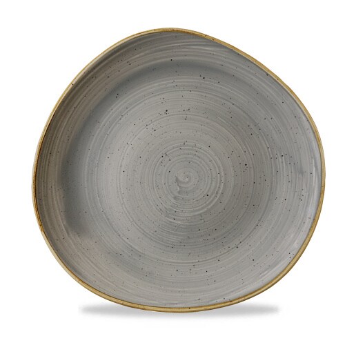Churchill 12 x Teller flach Organic 29cm STONECAST peppercorn grey Image