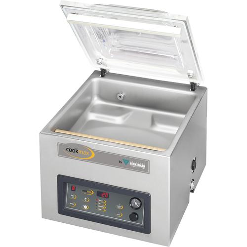 cookmax Vakuumierer 21 m³/h mit Dampfsensor / Kammer 370 x 420 x 180 mm