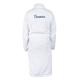 YourSurprise Personalised Bathrobe for Men - Embroided Towelling Bathrobe Personalised with Name or Text, Made Out of The Softest Terry Towelling for Extra Comfort (L/XL, White)