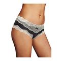 Plus Size Women's Cheeky Lace Hipster by Maidenform in Black Ivory (Size 6)
