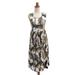 Garden Party,'Hand Crafted Leaf-Themed Rayon Sundress from Bali'