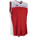 Luanvi Portland Shirt Spezialisiert Basketball, Unisex Erwachsene, Unisex-Erwachsene, 07817_10843XS, rot/weiß, XXXS