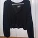 Urban Outfitters Sweaters | Brand New V Neck With Bubble Sleeves Uo Sweater | Color: Black | Size: S