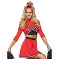 LEG AVENUE Sexy Damenkostüm Varsity Cheerleader Babe, XS (EUR 32), 450 g