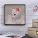 August Grove® ' Kitten' Framed Painting Print on Canvas in White | 10 H x 10 W x 2 D in | Wayfair AGGR2624 37978127