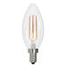 Bulbrite Industries 4 Watt (40 Watt Equivalent), B11 LED, Non-Dimmable Light Bulb, E12 Candelabra Base in White | 4.44 H x 2.98 W in | Wayfair