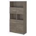 Bush Business Furniture Office 500 Office 70.07" H x 35.66" W Standard Bookcase Wood in Brown | 70.07 H x 35.66 W x 15.35 D in | Wayfair OFB136MH