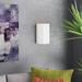 Wade Logan® Maarten 1 - Light Flush Mount Ceramic in White/Brown | 9.25 H x 5.75 W x 4 D in | Wayfair BSTU1404 44237214