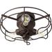 Breakwater Bay 3-Light Ceiling Fan Light Fitter in Brown | 5.5 H x 14 W x 5 D in | Wayfair 552D4215F19F4B8BA2B5C5E272BBE187