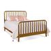 Birch Lane™ Alleghany Solid Wood Low Profile Standard Bed Wood in Yellow | 52 H x 65 W in | Wayfair 958FDB815B2344D9B08C9A29FB95C4DA