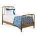 Birch Lane™ Alleghany Solid Wood Low Profile Standard Bed Wood in Brown | 52 H x 43 W in | Wayfair A6B516E04A3448EA9D57860D757C4A22