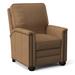 Bradington-Young Randleman 31" Wide Power Standard Recliner Fade Resistant/Genuine Leather in Brown | 40.5 H x 36 W x 39 D in | Wayfair