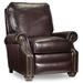 Bradington-Young Warner 36" Wide Genuine Leather Power Standard Recliner in Gray/White | 40.5 H x 36 W x 39 D in | Wayfair