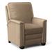 Bradington-Young Randleman 31" Wide Power Standard Recliner Fade Resistant/Genuine Leather in Brown | 40.5 H x 36 W x 39 D in | Wayfair