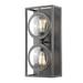 Brayden Studio® Silvey 2 - Light Dimmable Flush Mount Metal in Brown | 19 H x 9 W x 5.5 D in | Wayfair BYST3048 40646983