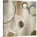 George Oliver 'Orlando Mod Circles II' by Liz Jardine Painting Print on Canvas in Brown/Gray | 16 H x 16 W x 1.25 D in | Wayfair