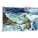 Canvas On Demand Lands End, 2002 by Martin Decent Painting Print on Canvas in Blue/White | 16 H x 24 W x 1.25 D in | Wayfair 1050144_24_24x16