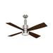 Casablanca Fan 54" Bullet 4 - Blade LED Standard Ceiling Fan w/ Wall Control & Light Kit Included in Gray | 18.99 H x 8.08 W x 8.08 D in | Wayfair