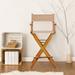 Casual Home Folding Director Chair w/ Canvas Solid Wood in Brown | 45.5 H x 23 W x 19 D in | Wayfair CHFL1215 33418064