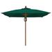 Darby Home Co Sanders 7.5' Solid Square Market Umbrella, Wood in Orange | Wayfair DBHM7782 42917009
